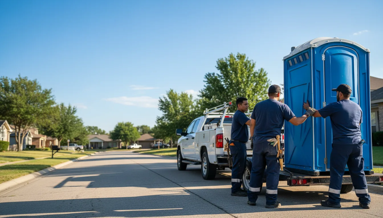 Portable Toilet Rental in Bushland, TX near me